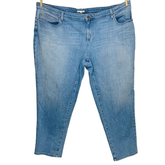 Eileen Fisher Womens Jeans Stretch Organic Cotton Denim Skinny Plus Size 24W - Picture 2 of 13